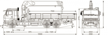 Бортовой КамАЗ 65117 с КМУ HORYONG HRS 206_10