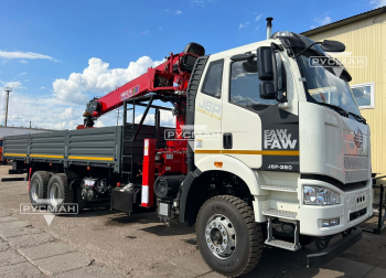 Бортовой FAW CА3250 с КМУ HORYONG HRS 216_0